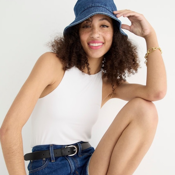 J. Crew Tops J Crew Formknit High Neck Cutaway Tank Top White Poshmark